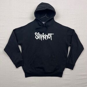Slipknot Black Goat Graphic Spellout Hoodie Long Sleeve Hooded Sweatshirt Size L